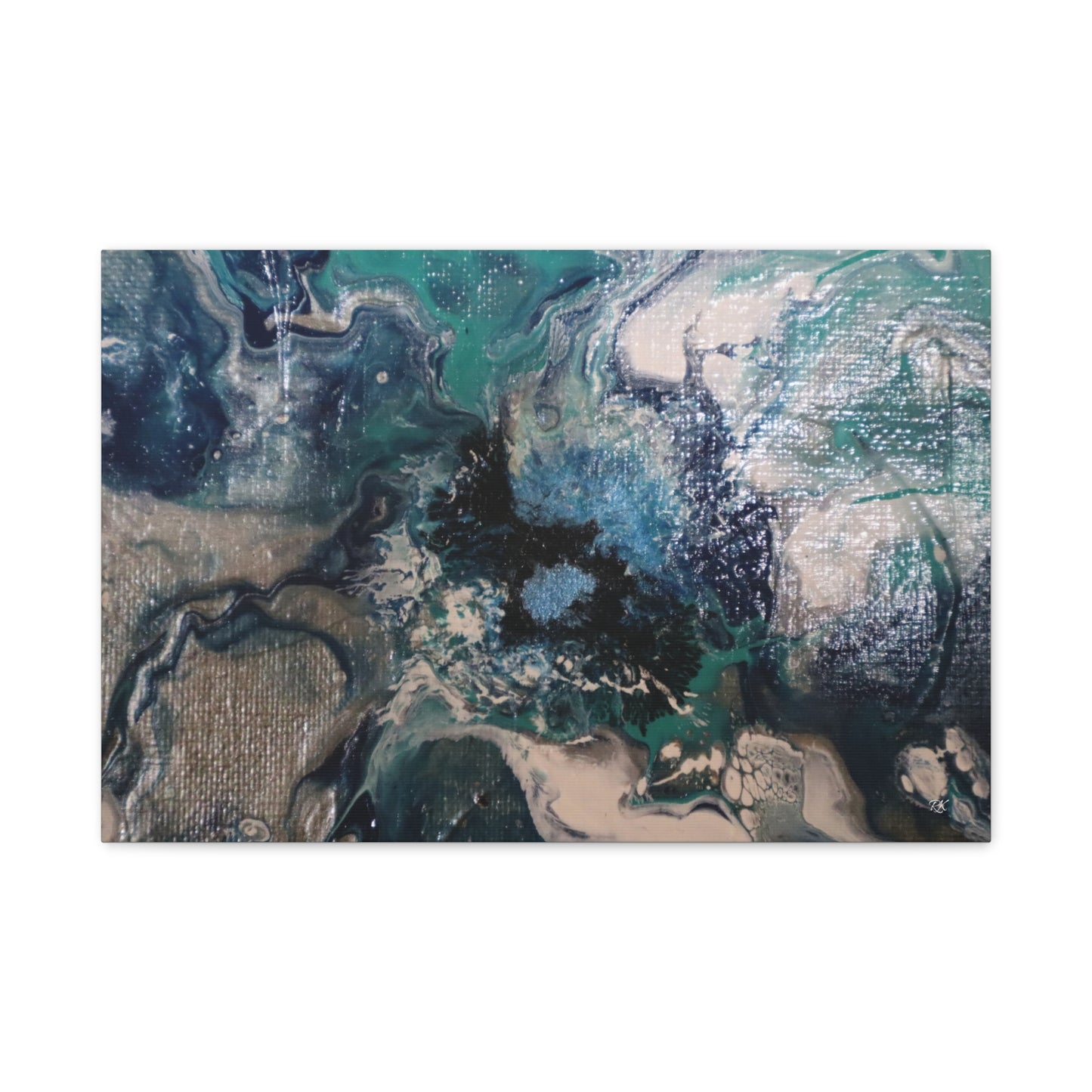 Vibrant Floral Abstract Canvas Wall Art