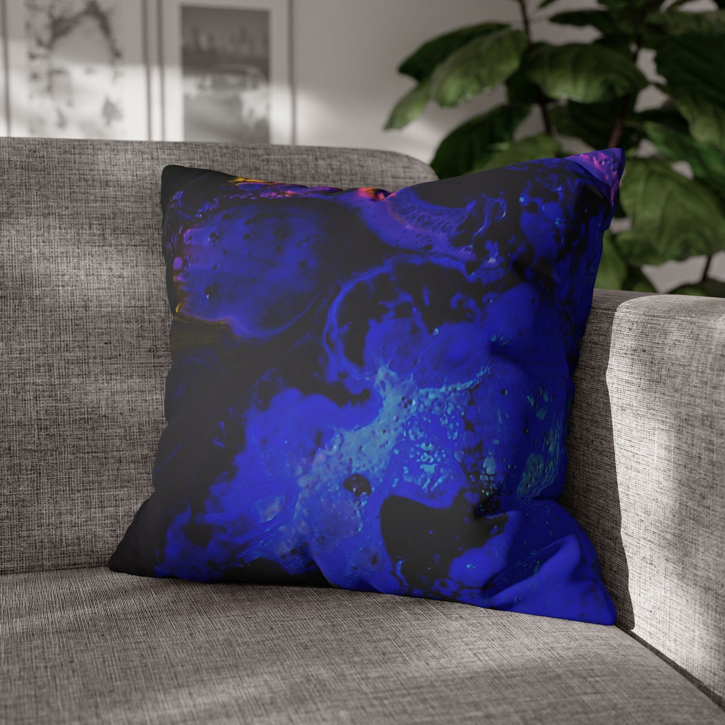 Faux Suede Pillow Designed by Its A Art Vibe #12