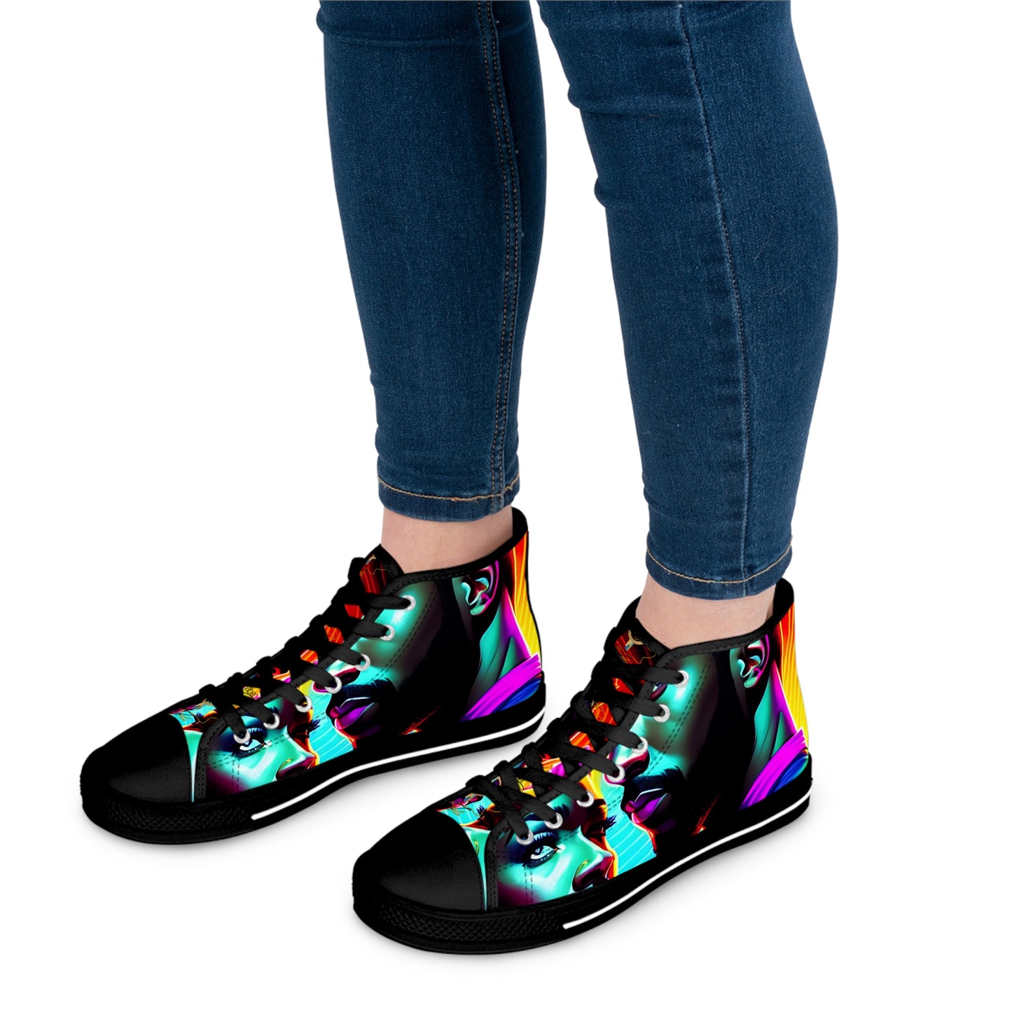 Women's High-Top Sneakers I Got Your Back by Its A Art Vibe