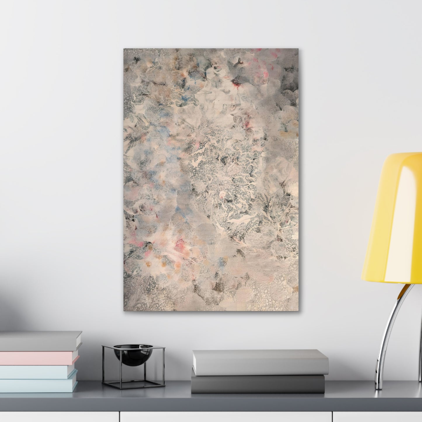 Canvas Gallery Wraps Abstract Gray Bae Light by Its A Art Vibe