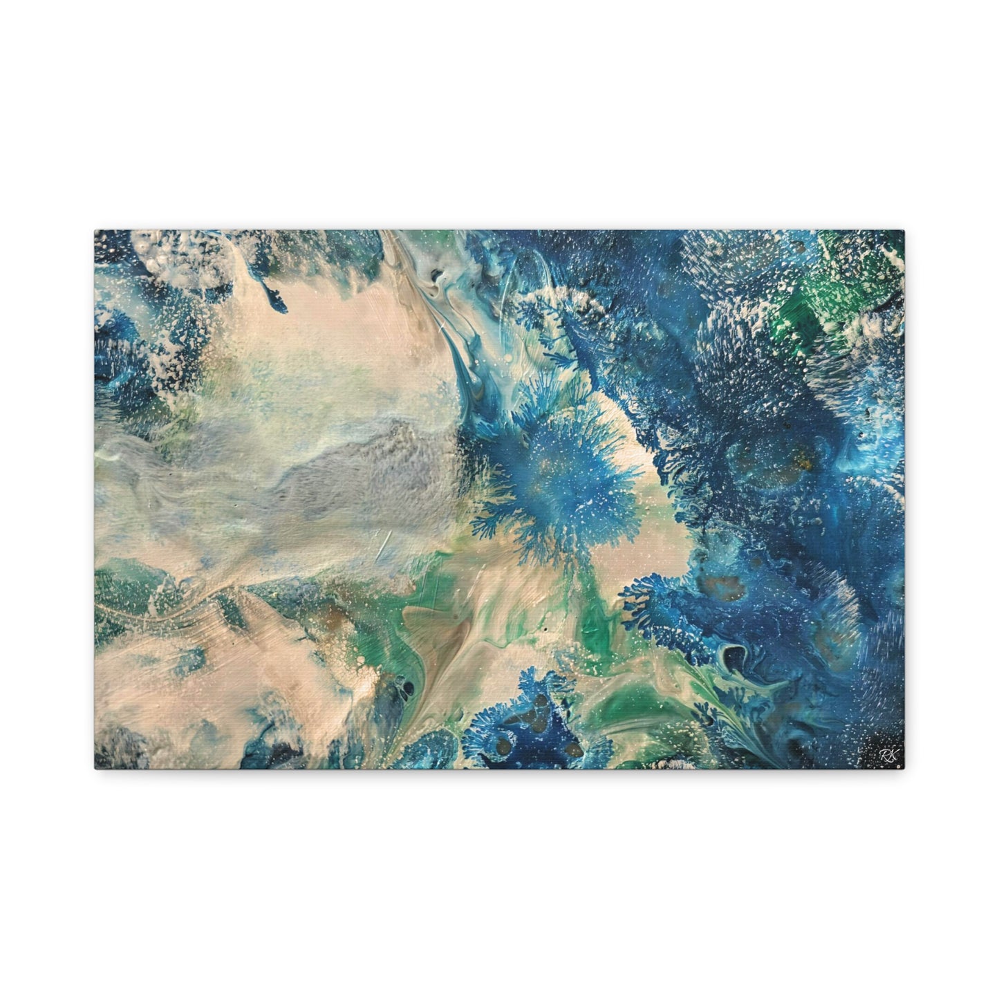 Canvas Print - Show Me Ocean Blue by Its A Art Vibe