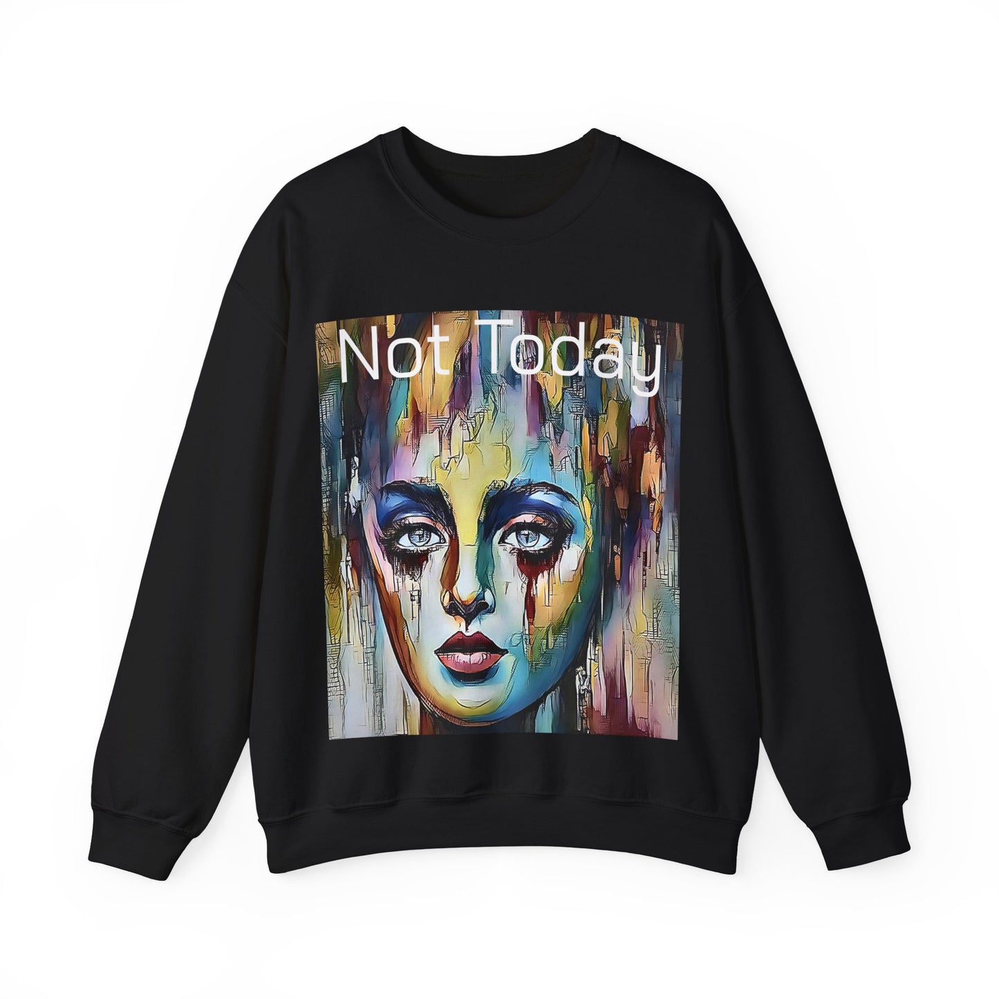 Not Today Unisex Heavy Blend™ Crewneck Sweatshirt by Its A Art Vibe