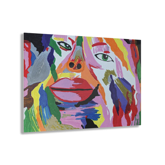 Acrylic Prints Abstract Portrait by Its A Art Vibe