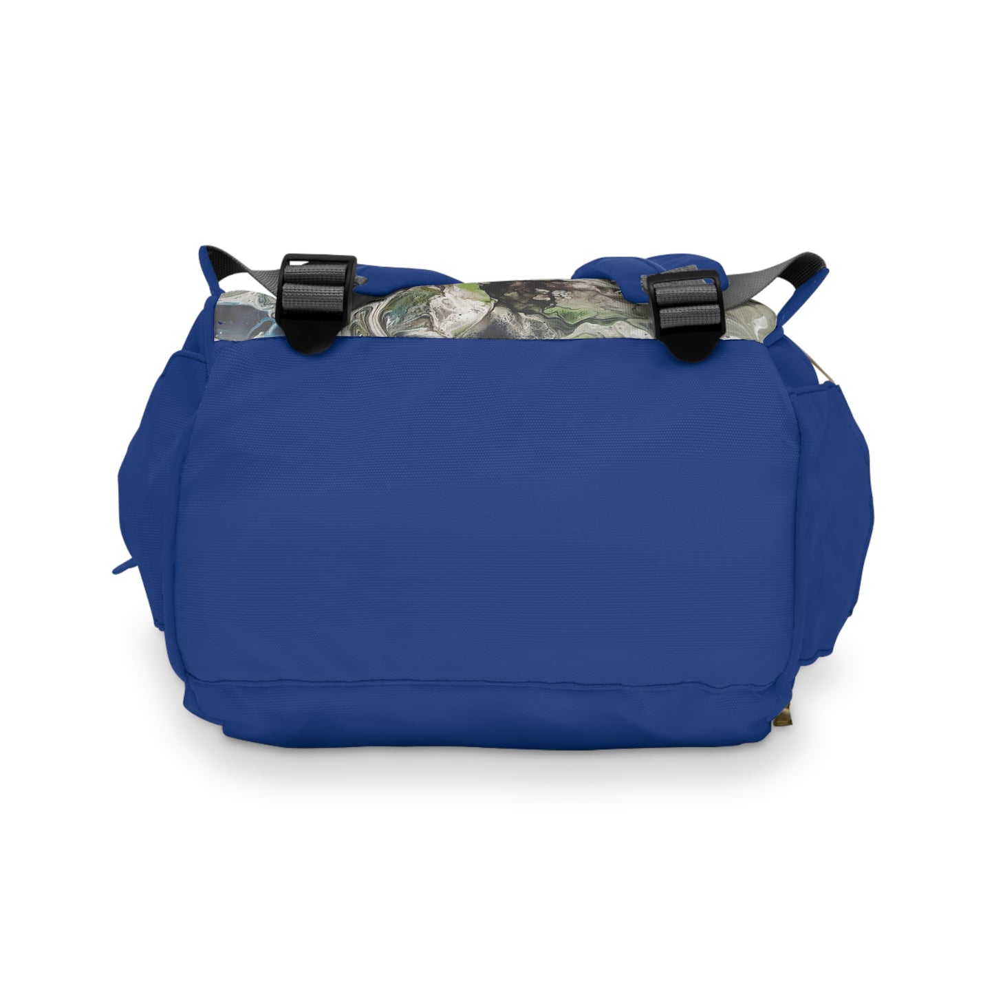 Multifunctional Diaper Backpack Blue Eye Of The Strom by Its A Art Vibe