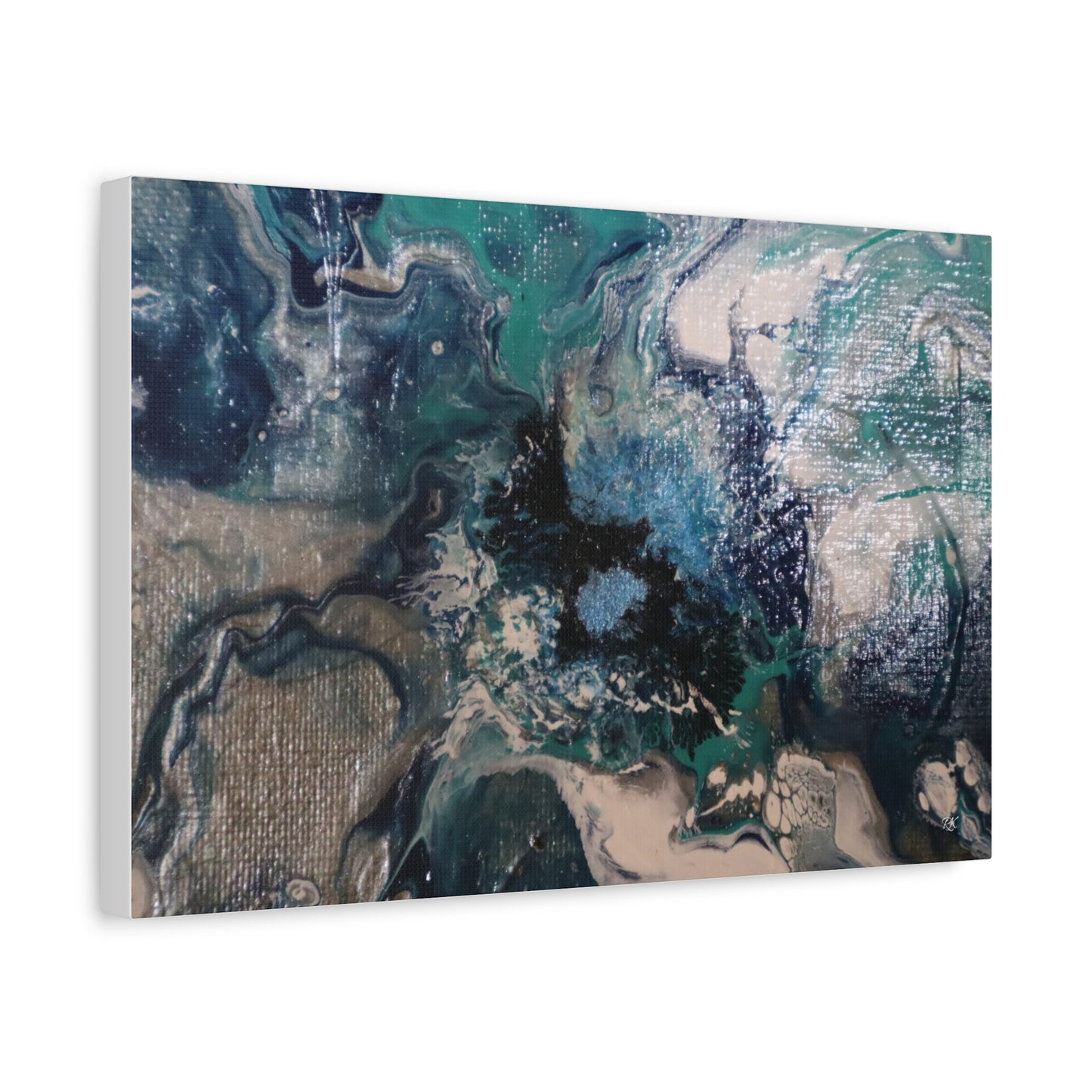 Vibrant Floral Abstract Canvas Wall Art