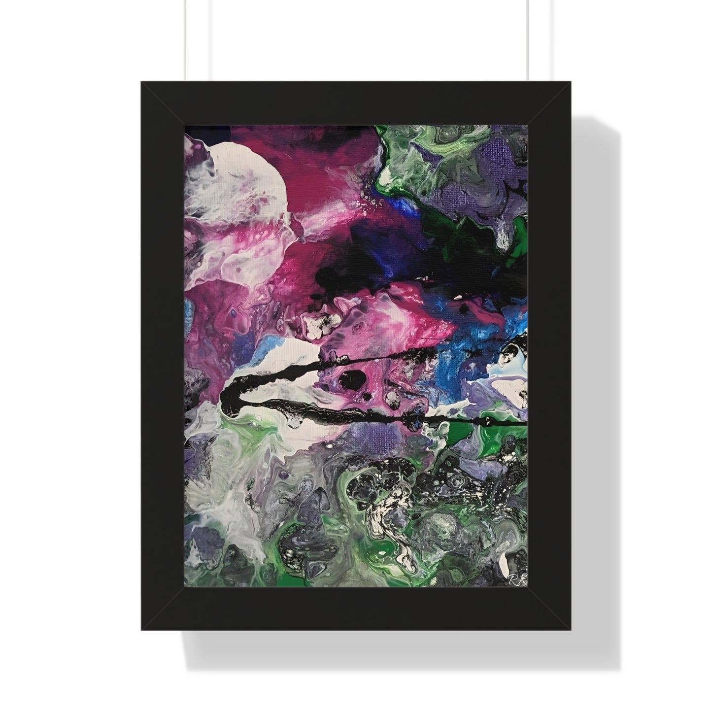 Framed Vertical Poster The Deepest Thought by Its A Art Vibe