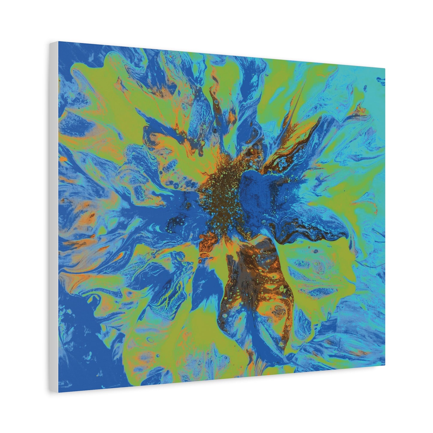Vibrant Floral Abstract Canvas Wall Art