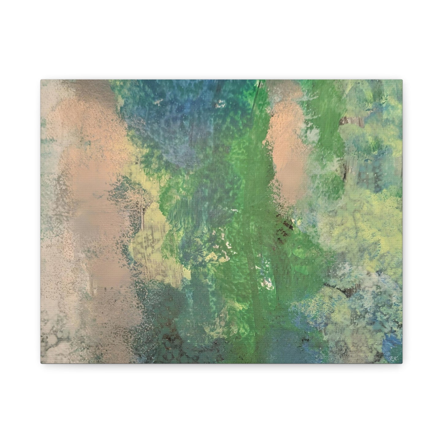 Canvas Gallery Wraps Wall Art Rustic Green by Its A Art Vibe