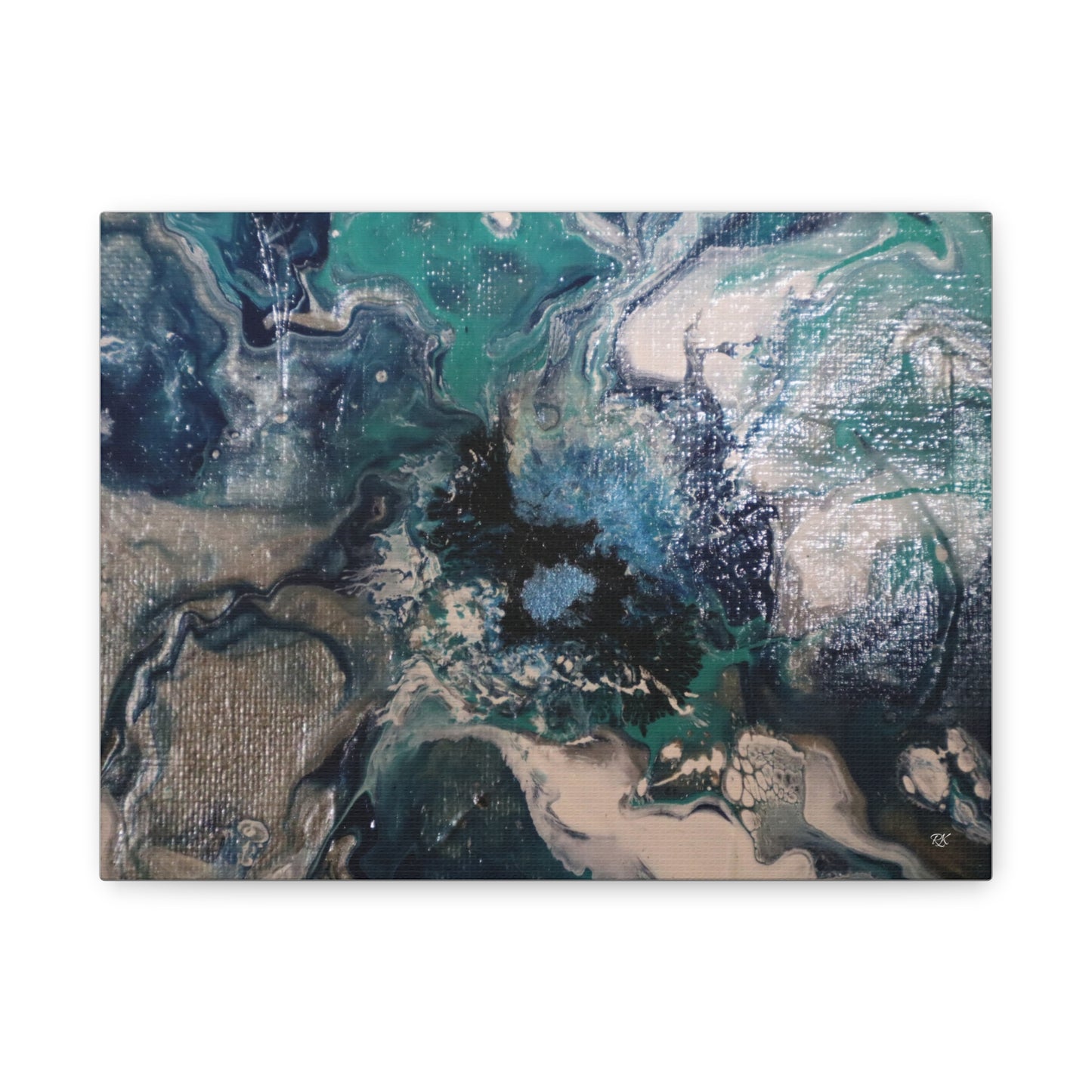 Vibrant Floral Abstract Canvas Wall Art