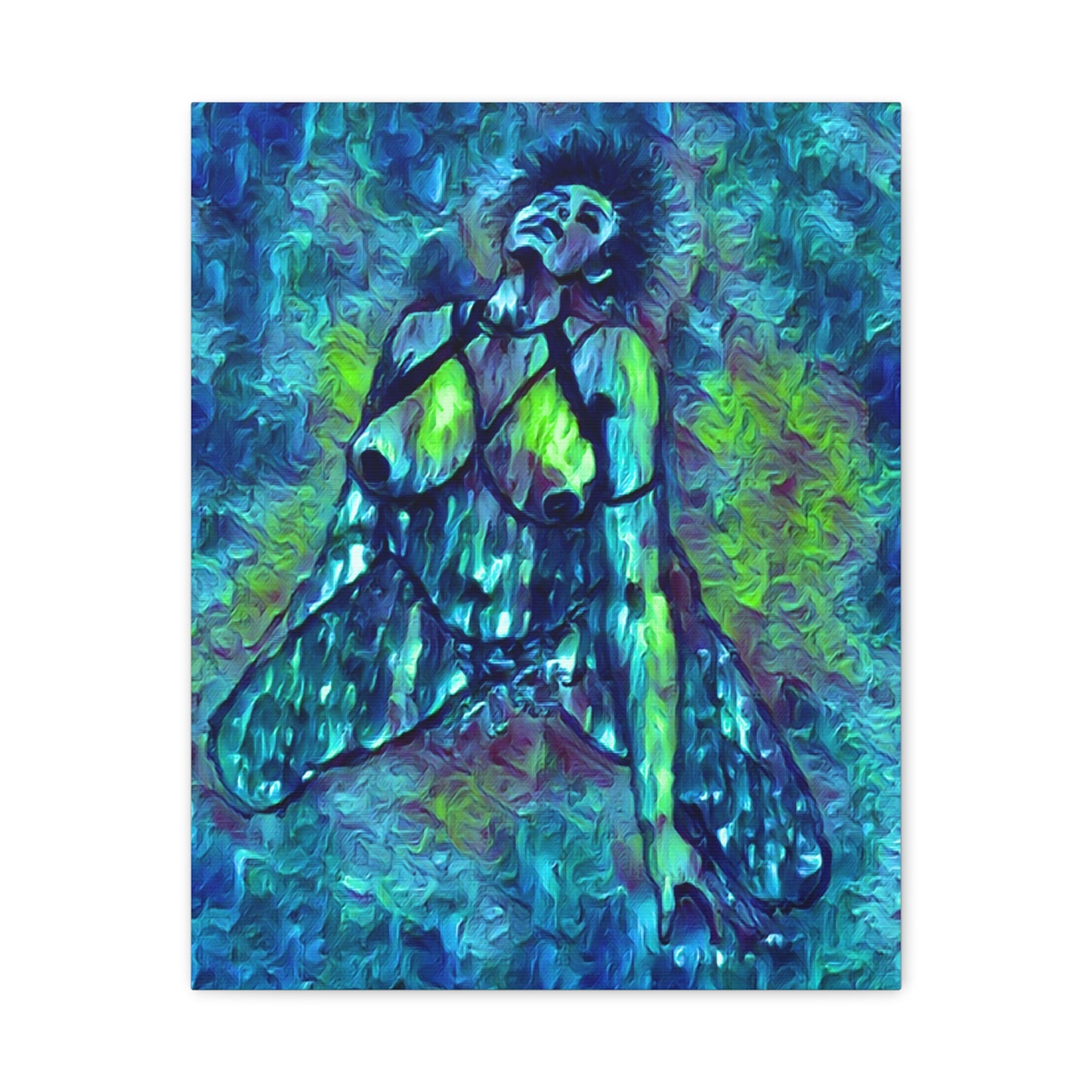 Canvas Print, Sensually Posed Abstract Artwork Stretched Canvas 1.25"