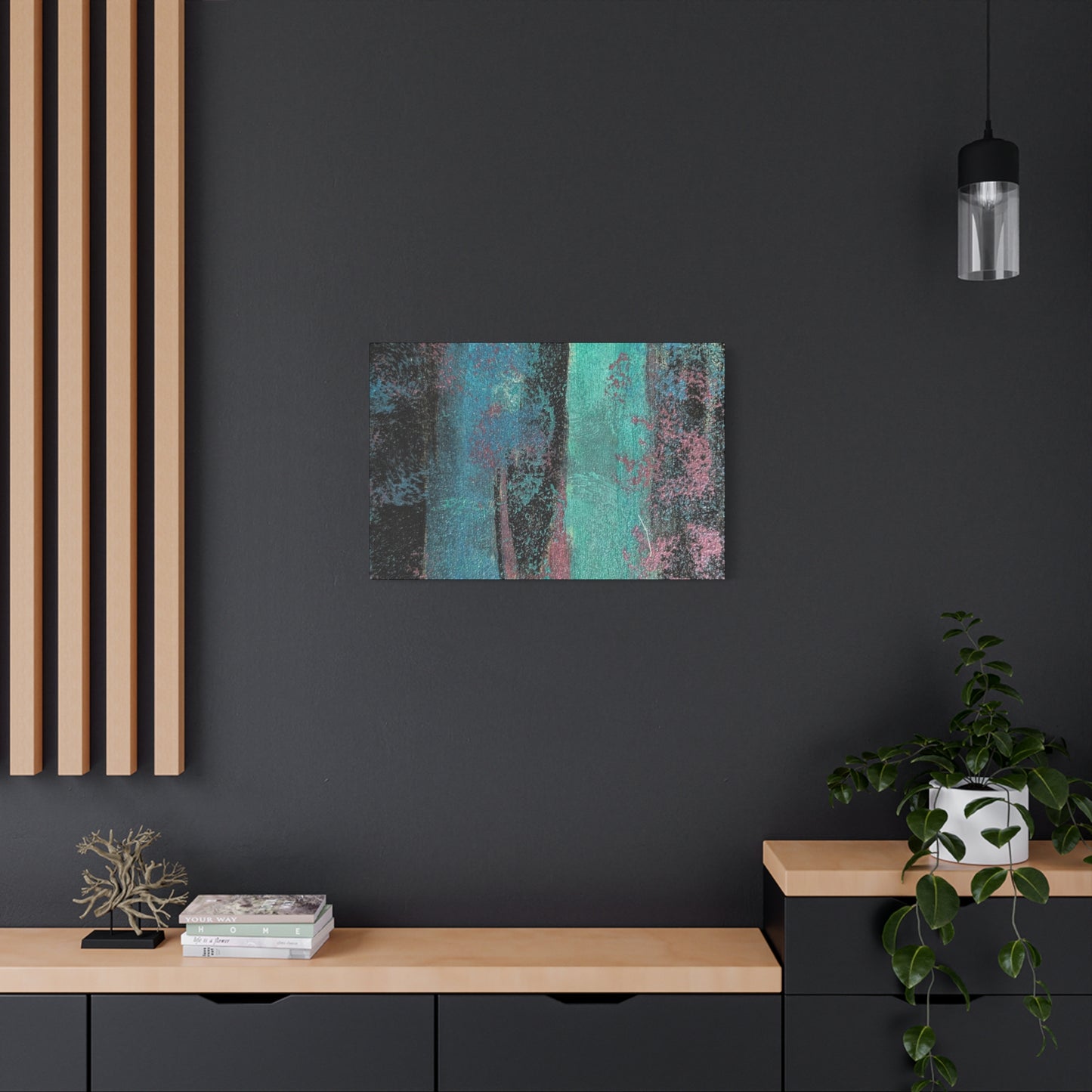 Canvas Gallery Wraps Rustic Blue Breeze by Its A Art Vibe 1 of 2 Matte Canvas, Stretched, 1.25"